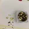 Mini Estrella Tamaño Mixto Lentejuelas para Uñas Artísticas Celebridad de Internet Destello Navidad Estrella de Cinco Puntas Decoración de Uñas Joyería para Uñas Material