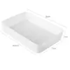Organizador de compartimentos para cajones de plástico caja de almacenamiento caja de almacenamiento miscelánea caja organizadora de estilo japonés para cocina