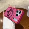 Funda de teléfono con soporte magnético adecuada para Iphone18Promax, Funda protectora anticaída de doble color con tacto de piel para Iphone1716