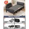 Cama plegable cama individual hogar adulto cama sencilla cama doble 1 m 2 dormitorio habitación de alquiler cama dura cama de hierro hora del almuerzo