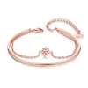 Pulsera de la Suerte Estilo Rueda de la Fortuna en Plata S925 para Mujer, Diseño Simple y de Moda, Joyería de Mano Versátil, Venta Caliente Transfronteriza