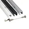 Dispositivo para colgar cuadros cable de acero para colgar cuadros cuerda para colgar cuadros galería de exposición de pintura gancho para colgar cuadros ajustable ranura de guía para colgar cuadros gancho para colgar