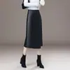 Falda de Cuero PU Irregular de Moda Personalizada para Mujer, Nueva Falda Bodycon de Cintura Alta de Longitud Media Otoño/Invierno 2026