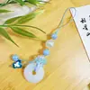 Novo [Hua Chen Yue Xi] Novo Lírio-do-vale Chinês Pingente Decorativo Fivela Ping An para Bolsa Sapato Corrente para Celular Cordão
