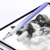 [Punta de repuesto gratis] Lápiz óptico de disco metálico magnético Clip para teléfono móvil y tableta Lápiz óptico para pintar Bolígrafo capacitivo