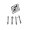 Conjunto de Ganchos de Mola Telescópicos para Cadeira de Rede Amortecedor de Suspensão Rotativo para Pendurar Acessórios de Balanço para Cadeira de Rattan ao Ar Livre