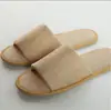Hotel, Salón de Belleza, Club de Ocio y Entretenimiento, Pantuflas Desechables Antideslizantes de Algodón y Lino, Productos Desechables al por Mayor