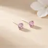 Aretes redondos de plata pura 999 para mujer, aretes de lujo ligero de alta gama, aretes de plata pura estilo dopamina dulces y delicados al por mayor