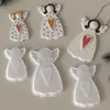 Molde de Resina Epoxi para Mono DIY Etiqueta para Joyería Grande, Mediana y Pequeña Alas de Ángel Niña Molde de Silicona Venta al por Mayor