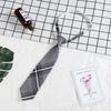 Corbata pequeña de algodón estilo coreano para estudiantes masculinos y femeninos, perezosa sin nudo, accesorio de uniforme Jk corto japonés, venta directa del fabricante de Dongguan
