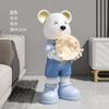 Nueva lámpara de luna de oso violento, adorno de piso, mueble de TV para sala de estar, dormitorio, mesita de noche, nuevas decoraciones para inauguración de la casa.