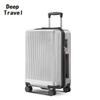 Mala de Viagem para Mulheres, Mala de Rodinhas de Viagem para Homens, Mala de Embarque com Painel de Senha de 20 polegadas, Rodas Universais, Mala Grande de Couro Forte e Durável