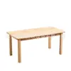 Mesa y silla de madera maciza para jardín de infancia, mesa de juegos de aprendizaje para clase de capacitación de educación temprana, traje de escritorio y silla para niños, mesa de juguetes para dibujar