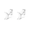 Exclusivo transfronteiriço para brincos simples e requintados tendência sensação de alto padrão acupuntura auricular estrelas lua brincos versáteis personalizados criativos