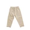 Conjunto de Roupa de Casa Calça Cardigan Bolinhas Estilo Coreano Bebê Crianças Outono Gola Redonda Conjunto de Duas Peças Liquidação