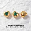 Prata 925 Banhada a Ouro Acessórios DIY Coração de Diamante Espaçadores com Furo Passante Pequenos Acessórios DIY Acessórios para Pulseira Colar de Flores