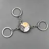 Pulsera de Amistad Magnética de Estrella, Luna y Sol para Mejores Amigos, Collar y Llavero Magnéticos Entrelazados para Tres Personas al por Mayor