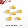 Accesorios DIY de Oro de Arena Vietnamita de Larga Duración Castillo Calabaza Coche Pulsera Pulsera Auténtica Cuerda de Cuero Trenzada para Hombres y Mujeres