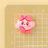 Kirby Rosa Coração de Morango Hambúrguer Acessórios de Resina DIY Cola de Creme Decoração de Capa de Celular Grampo de Cabelo Adorno de Cabeça