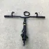 Manillar Plegable para Bicicleta Potencia 22.2/25.4 Conjunto de Dirección de Manillar de Bicicleta Accesorios de Potencia de Manillar en T