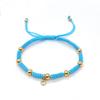 Pulsera de Mano con Cuentas de Perla Natural Estilo Étnico Ins Niche para Niña, Personalizada, Multicapa, Apilada, con Margaritas y Diamantes
