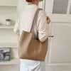 Estilo minimalista coreano y japonés 2026 nuevo bolso de hombro tote de gran capacidad para el trabajo para mujeres jóvenes