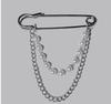 Broche Unissex Japonês e Coreano da Moda Nova Corrente de Alfinete de Metal Pingente Estrela Sorridente Combina com Tudo