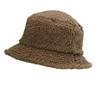Celebrante de Internet Cordero de Peluche Sombrero de Pescador para Mujer Otoño e Invierno Estilo Coreano Moda Cara Pequeña Nuevo Cálido Versátil Sombrero de Cubo Estilo Japonés