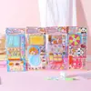 Nuevas Pegatinas de Espuma con Mecanismo 3D Descompresión Educativas Creativas Hechas a Mano DIY Juego de Mesa Juguete de Comida Pegatinas 3D Libro Silencioso