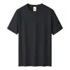 [Camiseta Refrescante de Acetato Modal de Peso Pesado] Camiseta de Manga Corta de 280g para Hombre, Nuevo Estilo de Verano, Color Sólido, Capa Base Transpirable