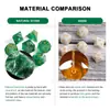 Precio al por mayor Set de 7 Piezas Dados Dnd Dungeons and Dragons Piedra Natural Fluorita Verde Dados Multifacéticos