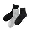 Calcetines de algodón peinado para hombre, nuevos de verano, casuales, combinan con todo, transpirables, holgados, de media pantorrilla, entrega directa de fábrica