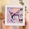 Enfeites de Pintura de Diamante, Adesivos de Desenho Animado DIY Fofos Feitos à Mão, Porta-Retratos de Acrílico, Pinturas Decorativas, Decorações para Quarto e Sala de Estar no Atacado