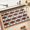 Alfombrilla de Baño 2026 Nueva Cachemira Sintética Absorbente de Agua Antideslizante para Pies Gruesa Resistente a la Suciedad Entrada de Inodoro Uso en el Hogar
