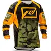 Ropa Nueva Fly Downhill, Ropa de Ciclismo de Montaña para Hombre de Manga Larga de Verano, Ropa de Carreras Todoterreno Absorbente de Sudor y Transpirable