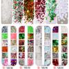 Venta al por mayor transfronteriza Navidad rebanada de arcilla polimérica suave barro cristalino relleno de slime DIY material hecho a mano accesorios de joyería para uñas