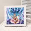 Animación de Dibujos Animados Nueva Pintura de Diamantes Kuromi DIY Juguetes de Pintura de Diamantes Hechos a Mano para Niños con Marco de Fotos Mesa Regalo