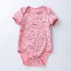 Nuevo Mono Tipo a de Bebé Ins Verano Lindo Algodón Puro 0-2 Años Manga Corta Traje para Gatear Marca Ropa Infantil