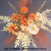 Nova decoração de casamento flor artificial de casamento teto flor artificial flor de plástico fileira de chão guia de flores arranjo de flores palco T