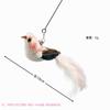 Xingzhi cat cola longo fio de aço transfronteiriço monopólio novo pássaro cabeça de substituição Self-Hi cat stick suprimentos para gatos
