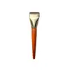 Pincel Portátil para Base com Cerdas Macias para Rosto, Conjunto Completo de Pincéis de Maquiagem, Pincel para Aplicação de Máscara de Argila com Cabeça Plana, em Estoque