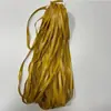 Tira de borda em couro PU tira de couro cordão de couro fita trançada cordão plano composto de couro borda dobrada têxtil vestuário