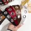 Diadema Personalizada Hueca de Ala Ancha de Nuevo Estilo Transfronteriza Diadema Texturizada Estilo Punk Europeo y Americano Accesorio Versátil para el Cabello para Mujeres