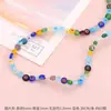 Cuentas de Vidrio Flor de Mil Flores Forma Redonda Corazón para Manualidades DIY Materiales para Hacer Pulseras y Accesorios de Joyería