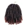 Peluca de fibra química Amazon Cabello sintético Spring Twist Trenza rizada sucia peluca