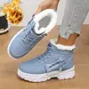 Botas Martin para mujer de talla grande de comercio exterior transfronterizo 2026 nuevos zapatos de algodón para otoño e invierno botines cortos zapatos deportivos casuales de felpa de caña alta para mujer