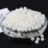 Perlas Sueltas Imitación Perla ABS Alto Brillo Blanco Puro Blanco Roto Hecho a Mano DIY Joyería Ropa Accesorios de Material Perla Venta al por Mayor