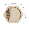 Ímã de Geladeira DIY Bordado Dai Feriado Ímã de Geladeira Artesanal Acessórios Ímã de Geladeira de Madeira Redondo DIY Moldura de Madeira Venda por Atacado