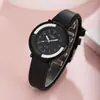 2025 Transfronteiriço Nova Moda Decorativo Digital Literal Silicone Relógio Intercor Colorido Quartzo Relógio Fabricante Entrega Direta