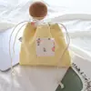 Nueva Bolsa de Almacenamiento de Tela a Cuadros con Cordón para Mujer, Atractiva para Salir, Pantalones Portátiles con Bolsillo de Solapa con Cordón, Bolsa de Tela para Toallas Sanitarias